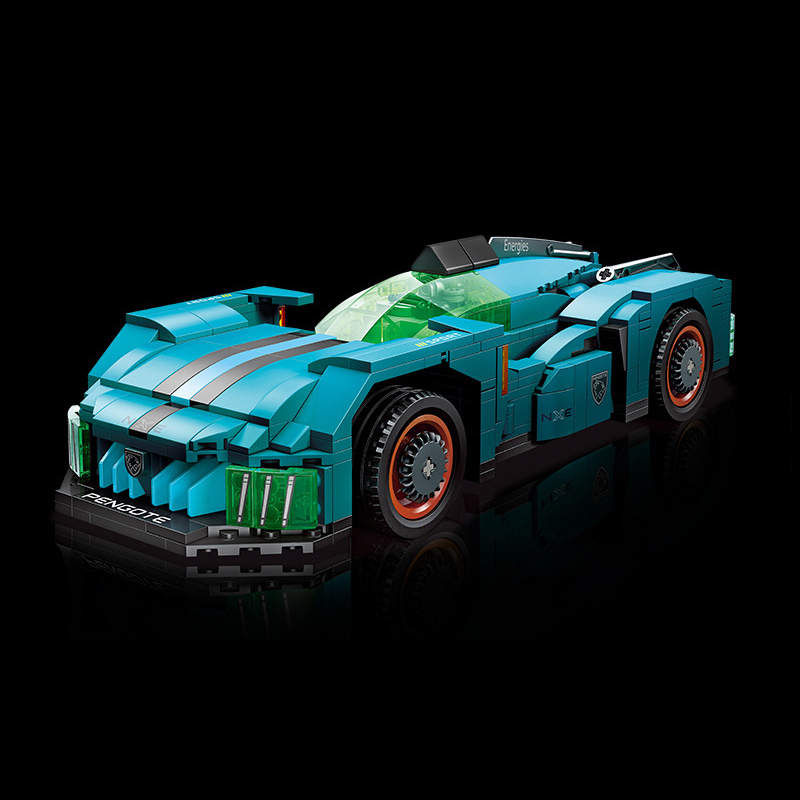 {With Motor}JIESTAR 92028 Technci Speed Champions NXE Racer Car building Blocks 594±pcs Bricks from China.