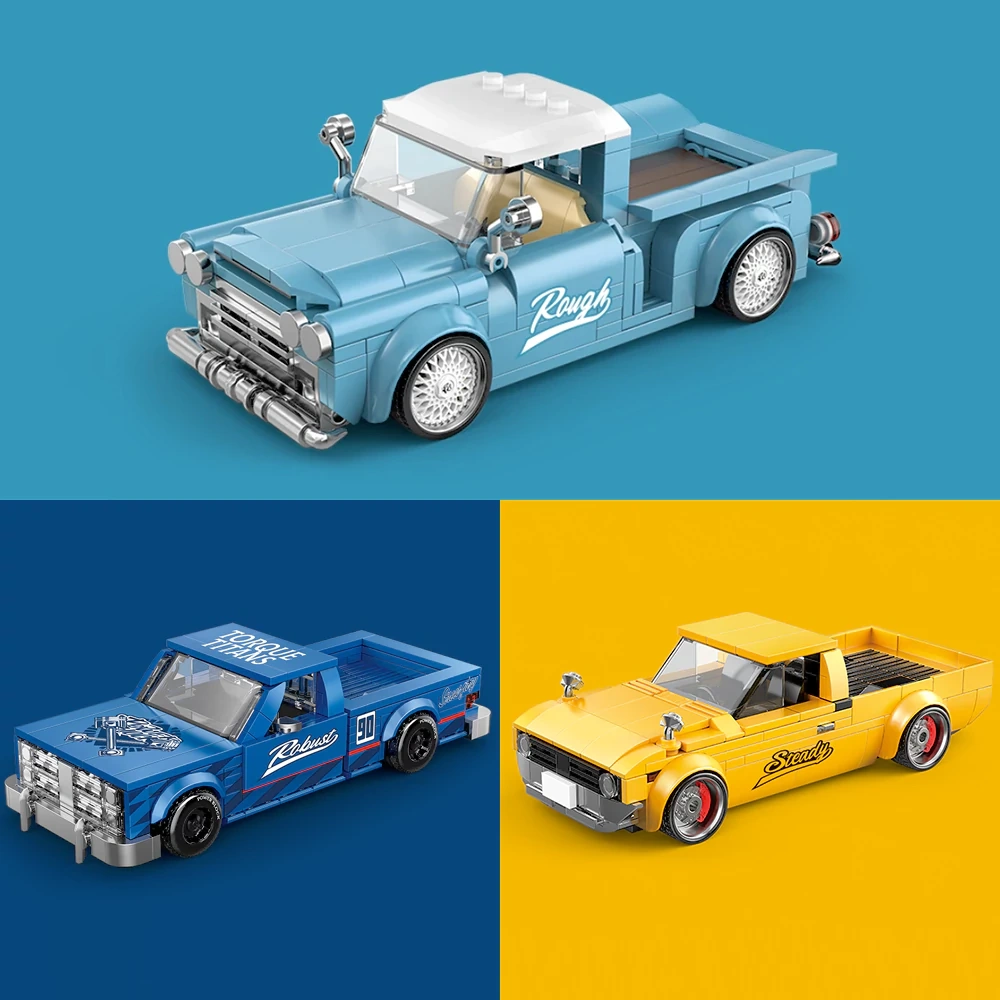 [DEAL] PowerBlock Pickup Trucks Sea Breeze Knight 8-Wide 1:32 Scale Car Technic