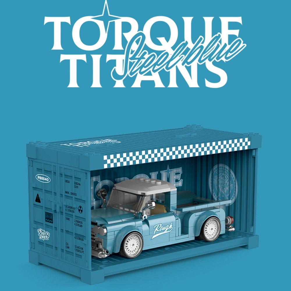 [Pre-sale] [DEAL] PowerBlock Pickup trucks Sea Breeze Knight 8-Wide 1:32 Scale Car Technic