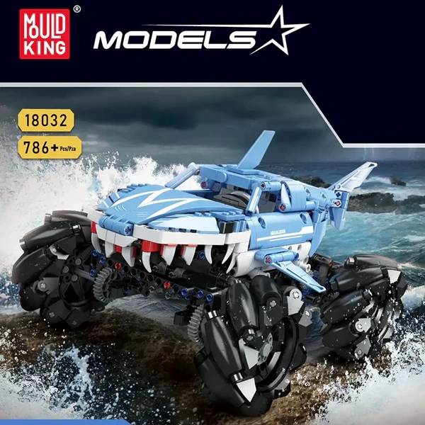 [With Motor] MouldKing 18032 Monster Truck Megalodon Technic