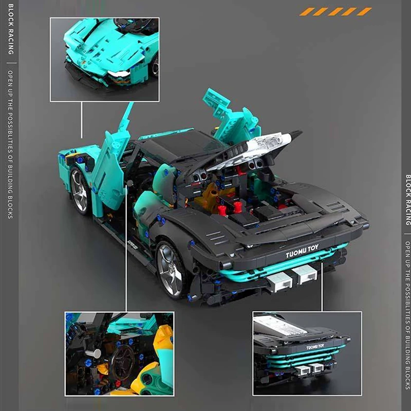TUOMU T1001 Block Racing Aurora FL Technic