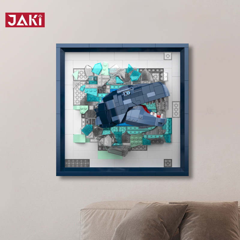 JAKI JK5302 Glacier Adventure Stereoscopic Dinosaur Painting Art and crafts