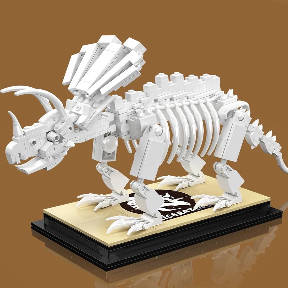MouldKing 29006 Dino Fossils Triceratops Jurassic World Movie