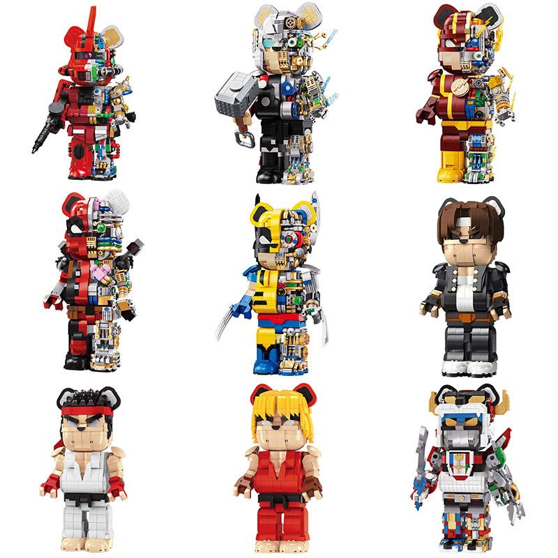 WANGAO Violent Bear Robot Series Bear Brick