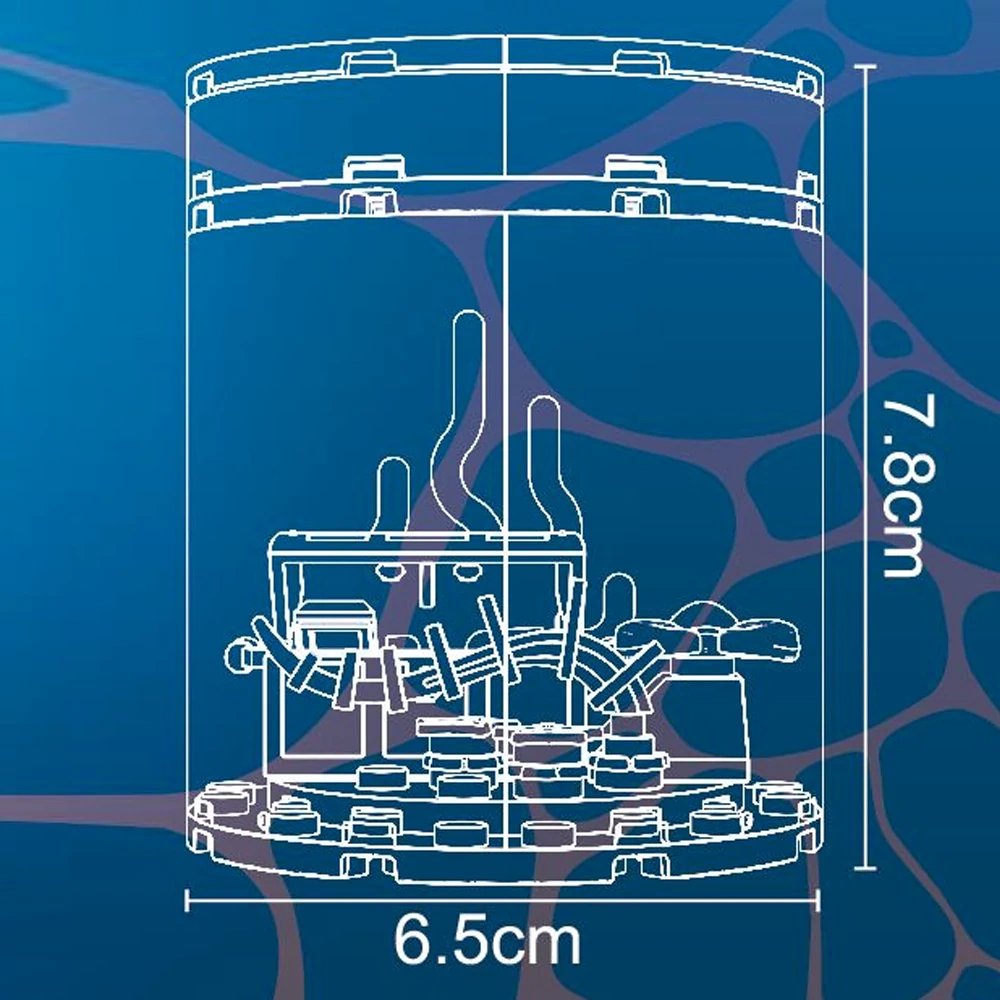 JIESTAR Marine Animal Bottle Ecological Fish Tank Creator Expert