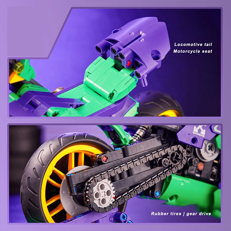 LEGO MOC DK 5008 EVO-01 Motorcycle Technic