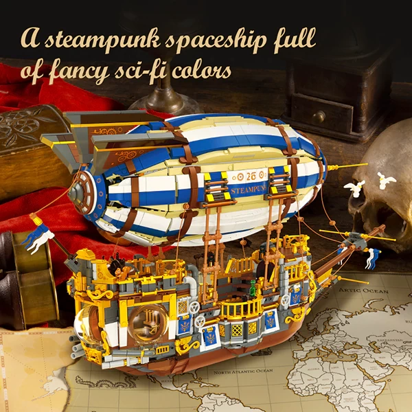 Jiestar JJ9126 Steampunk Airship Technic