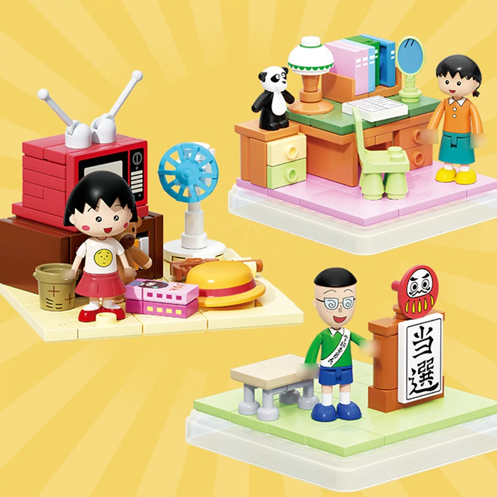 Wekki 516420 Chibi Maruko-Chan Blind Box Small Scene Movie