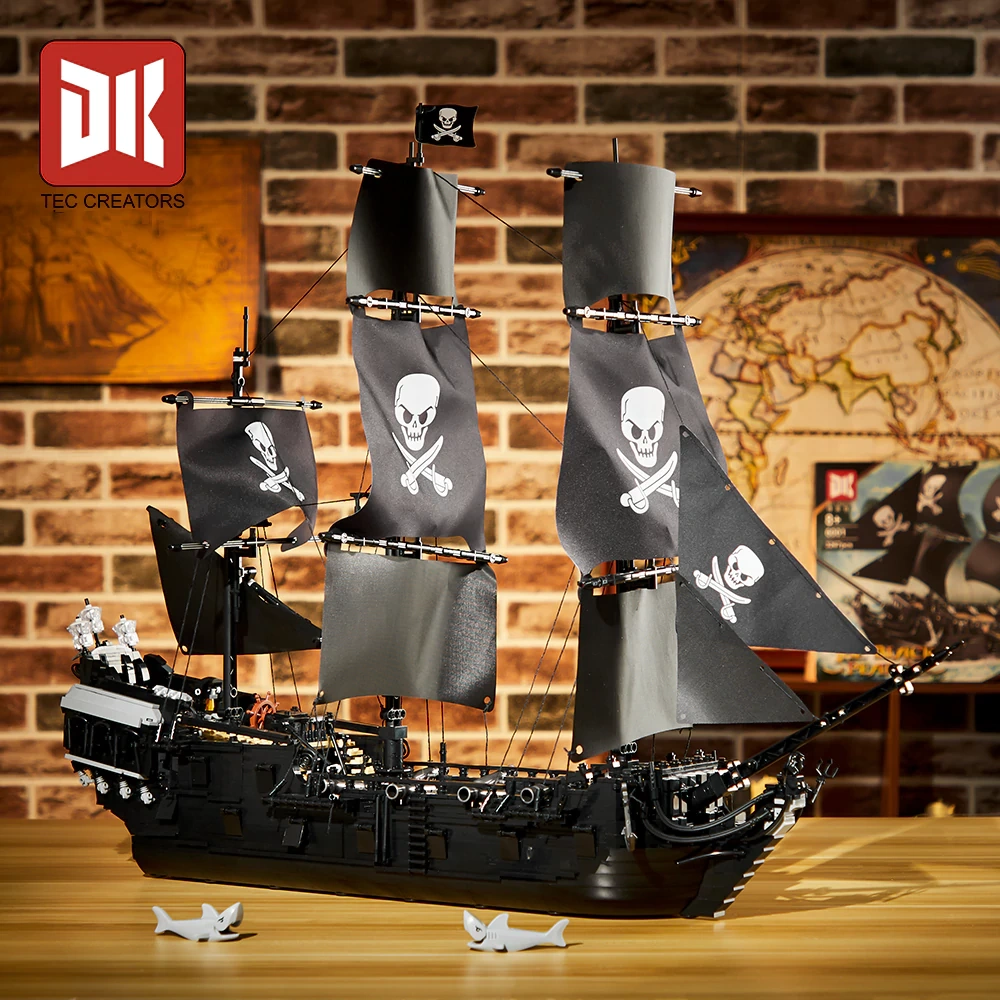 DK 6001 Movie Series The Black Pearl Ship Pirate