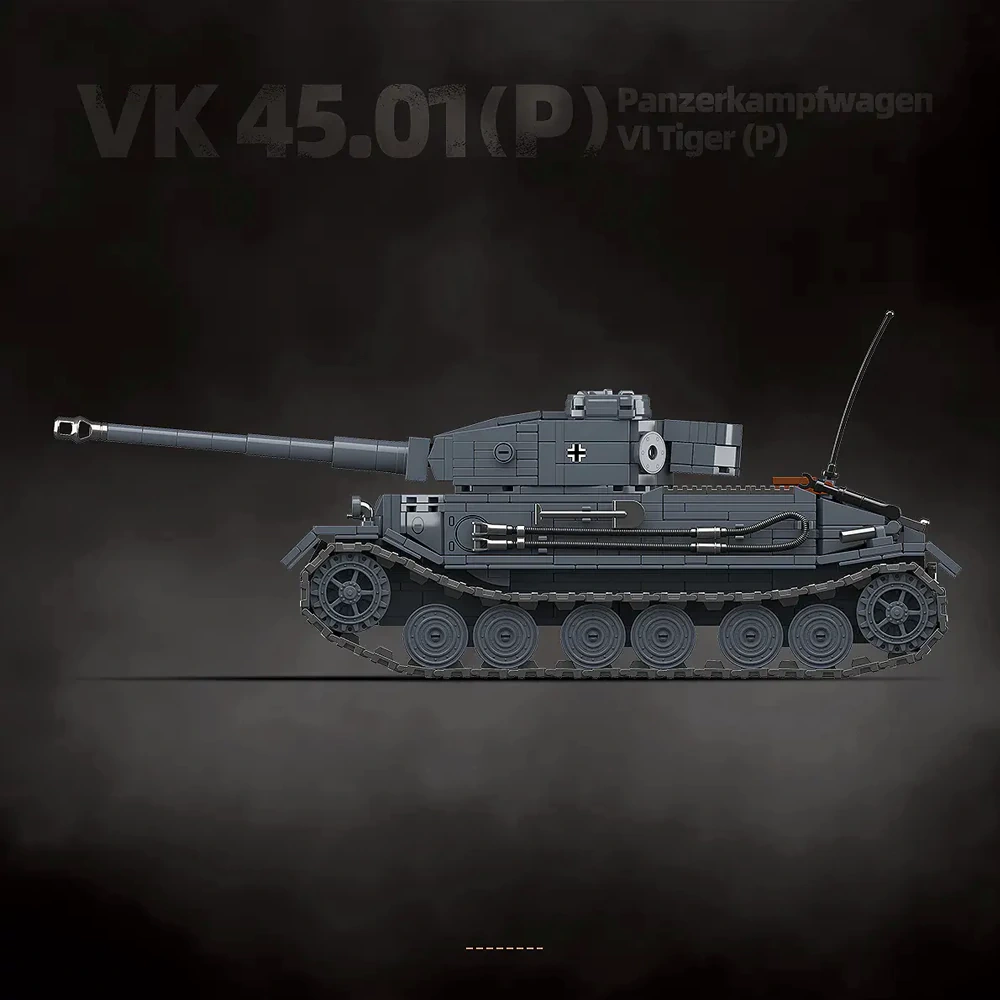 QUANGUAN 100308 Panzerkampfwagen VI Tiger(P) Tank Military