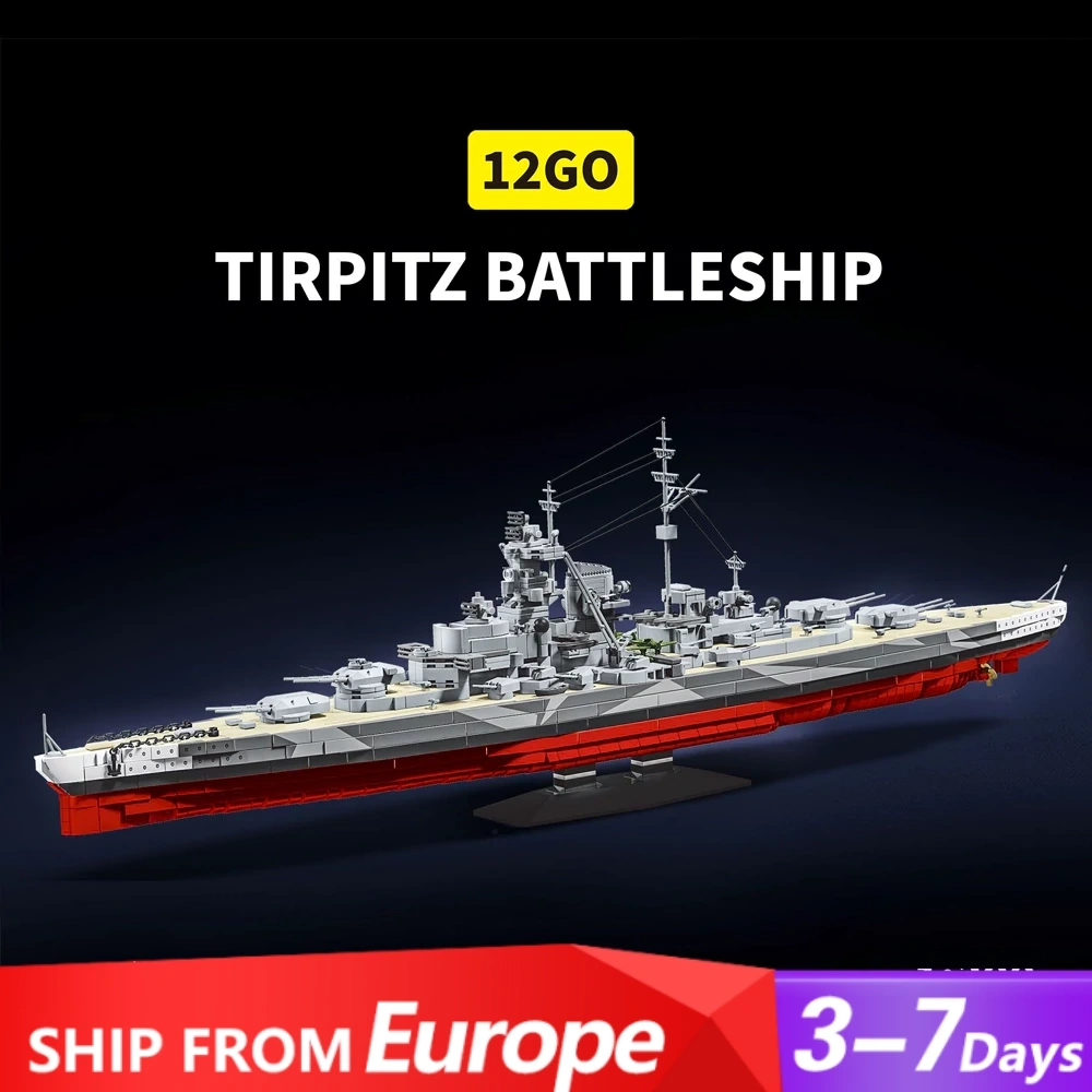 [Pre-sale] 12GO 98006 TIRPITZ BATTLESHIP Military Europe Warehouse Express