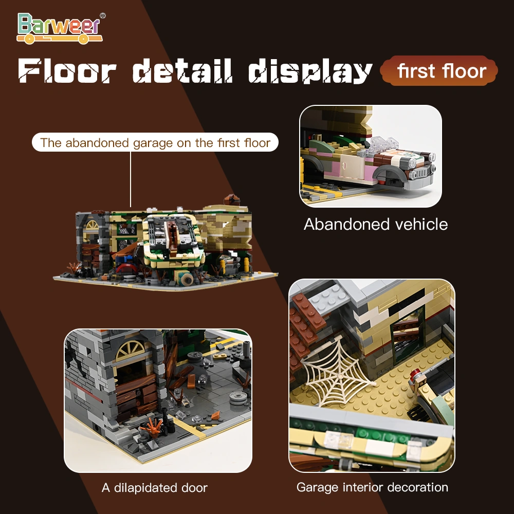 Barweer BWR002 Corner Garage Apocalypse Version Modular Buildings