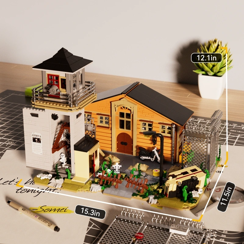 Bricklee 10902 Apocalypse Prison Movie