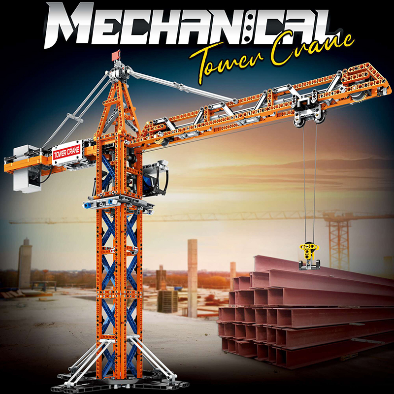 Reobrix 22013 Technic Remote Control Tower Crane Building Blocks 1288pcs Bricks Toys From China Delivery.
