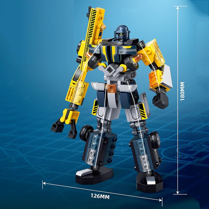 Sluban 2IN1 Metamorphic Robotics Mech Movie