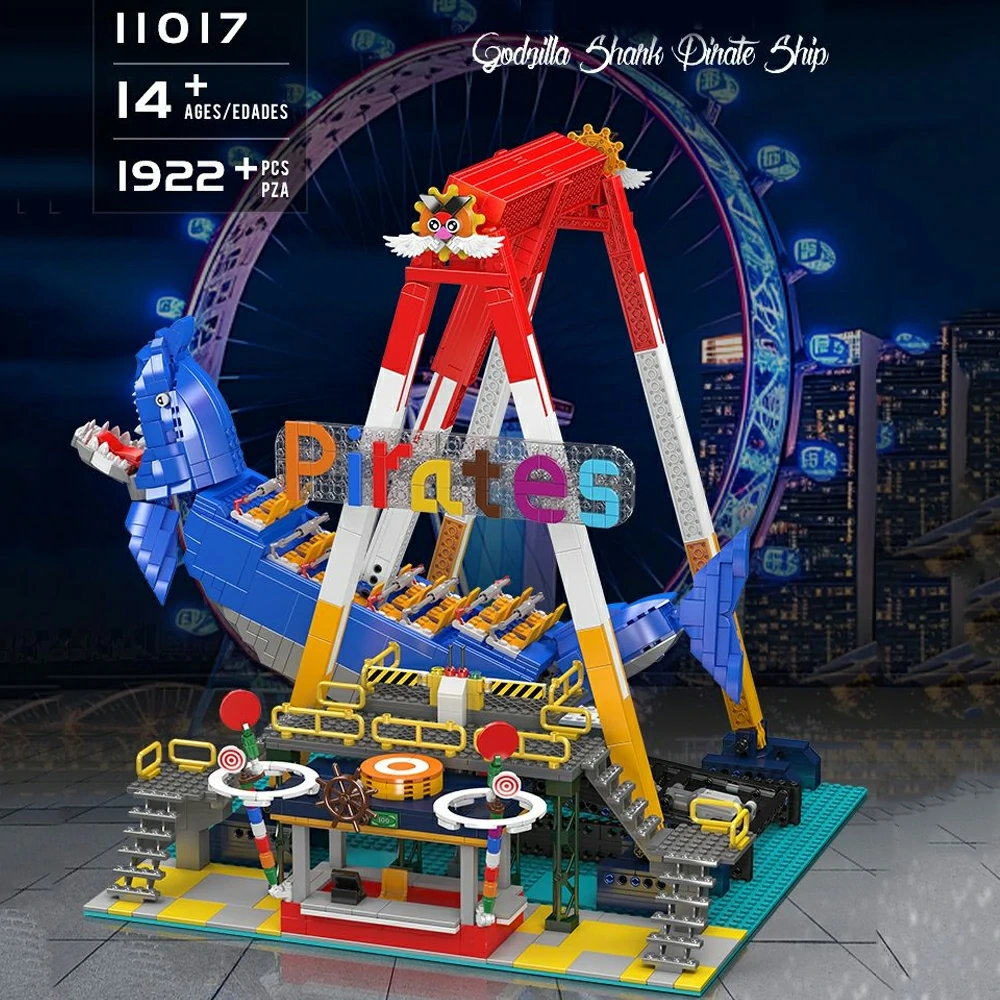 MouldKing 11017 Dragon Shark Pirate Ship Creator Expert