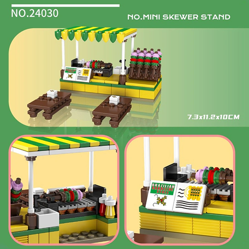 MouldKing MINI TOP 10 CREATIVE SMALL STORES Modular Buildings