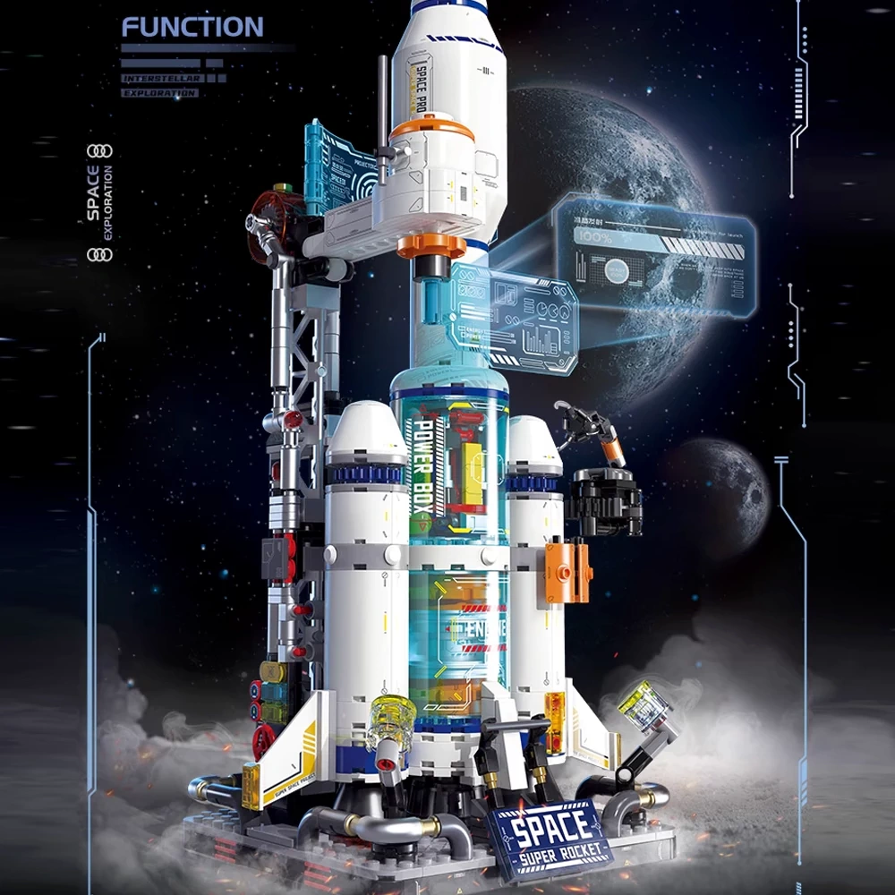 Feimibox S43011 Interstellar Exploration Small Rocket Technic