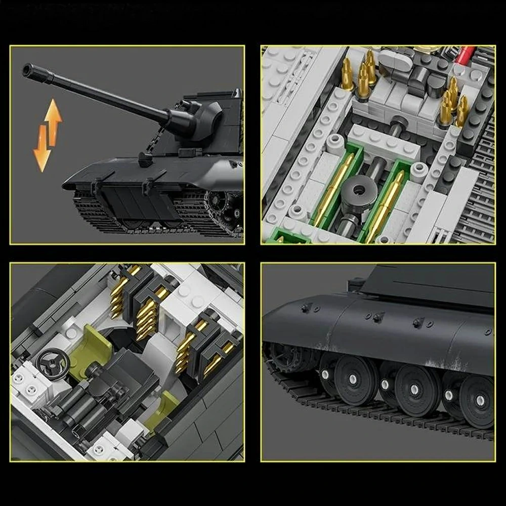 12GO 97019 E-100 Heavy Tank 1:28 Military