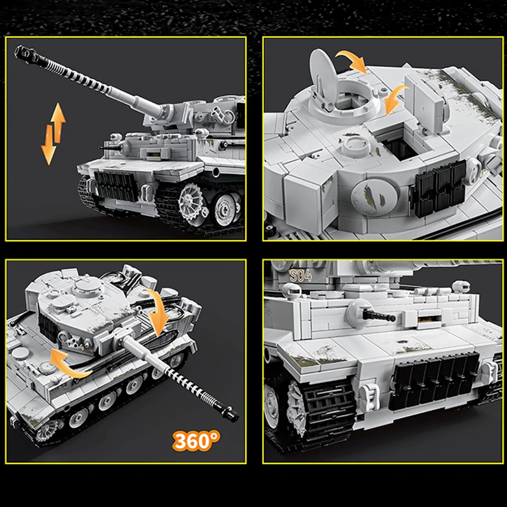 12GO 97012 TIGER TANK NO.04S Military