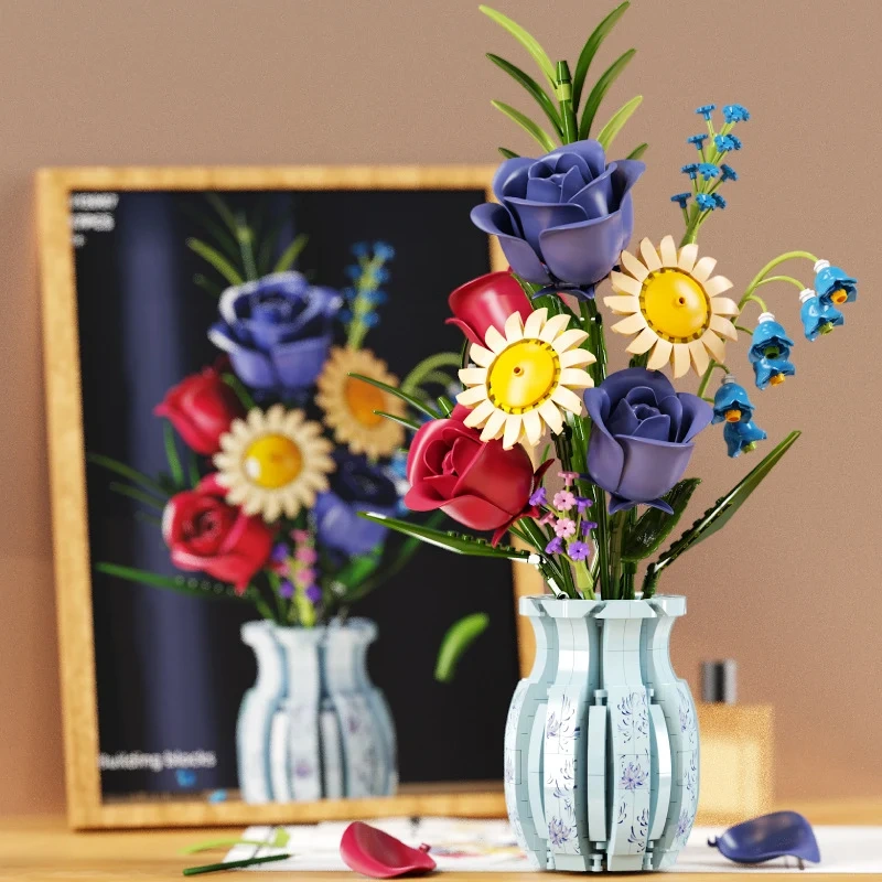 MJI 13067 BUNCH OF FLOWERS Blue-And-White Porcelain Creator Expert