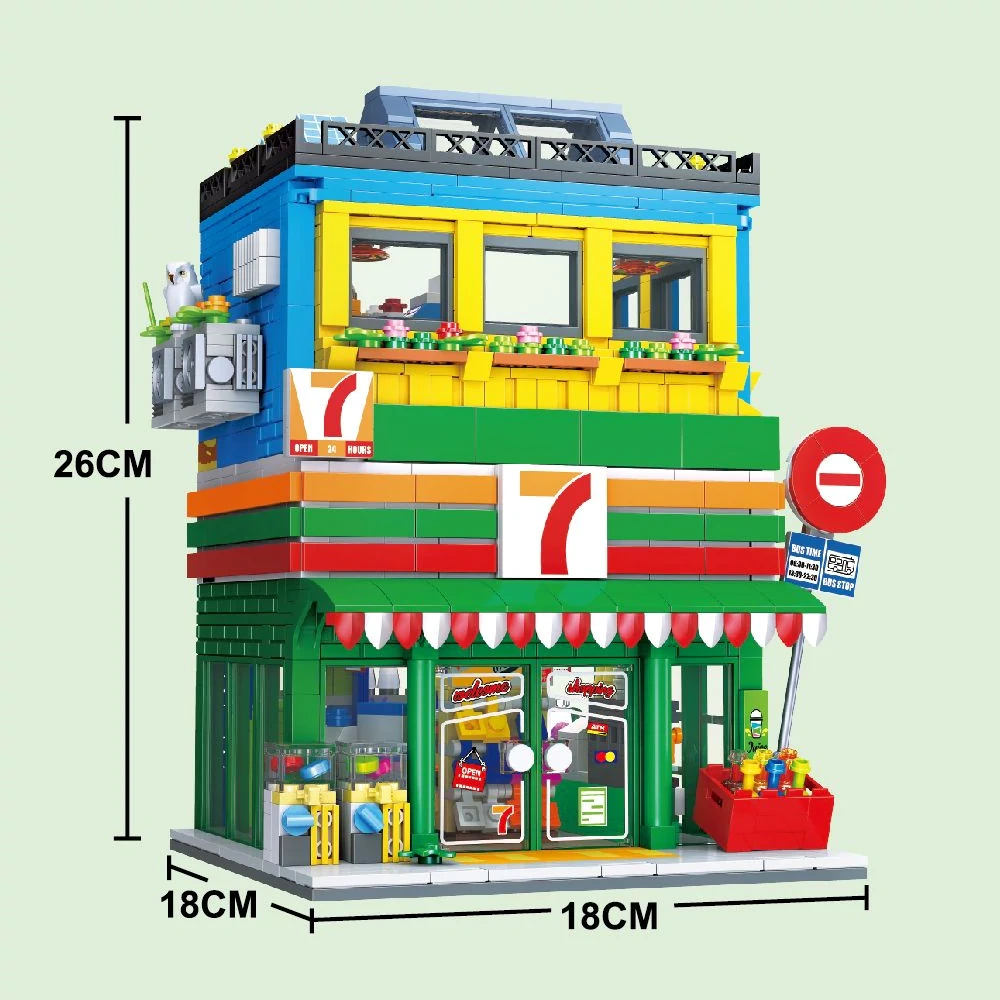 Jiestar Mini Street View Convenience Store Modular Buildings