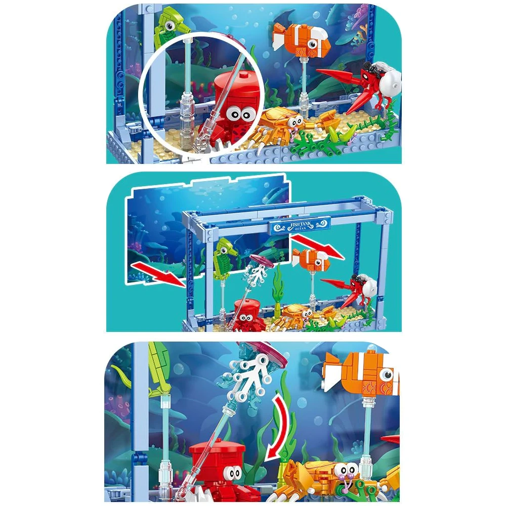 GAOMISI T2032 OGEAN FISH TANK Creator Expert