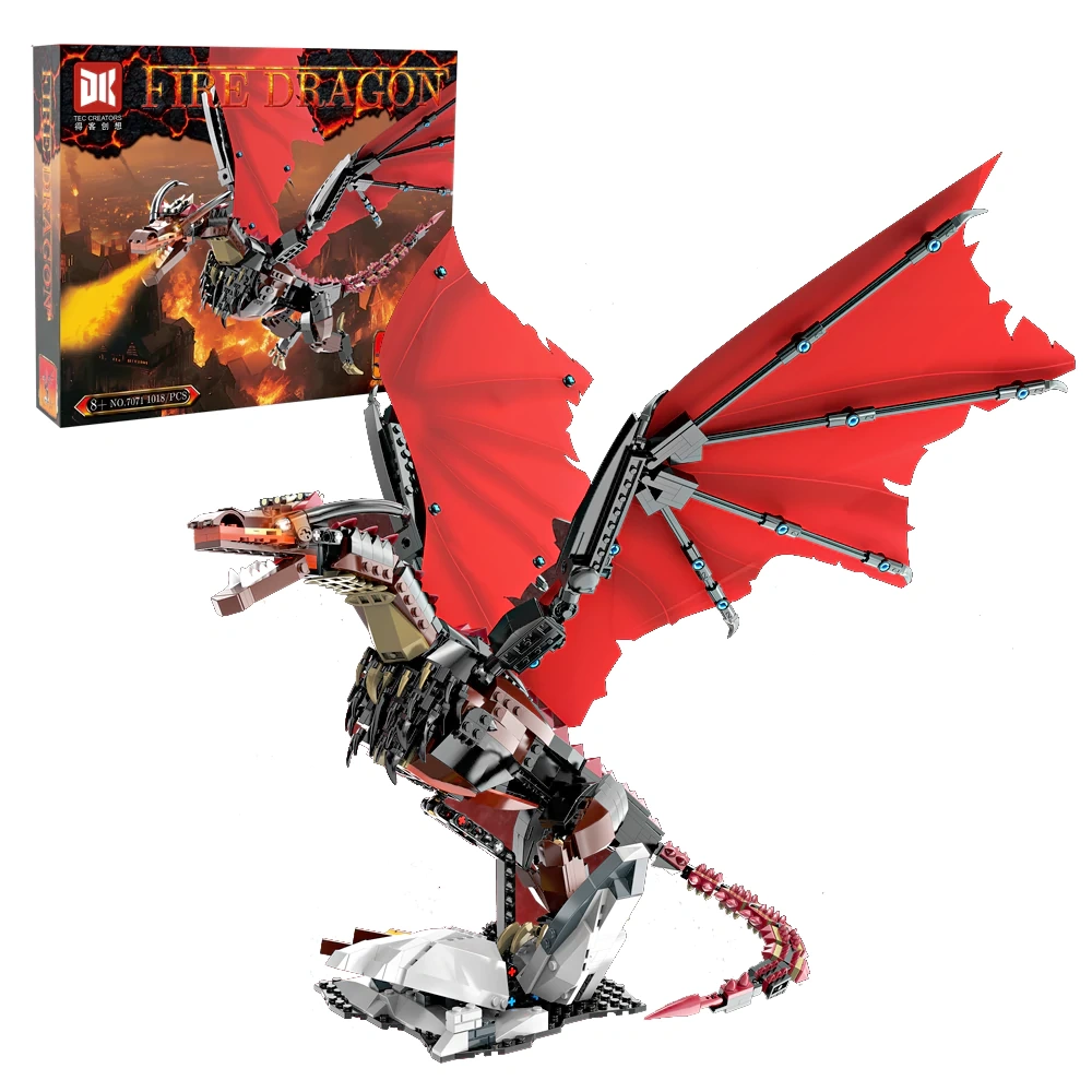 DK 7071 Fire Dragon Monster Dinosaur