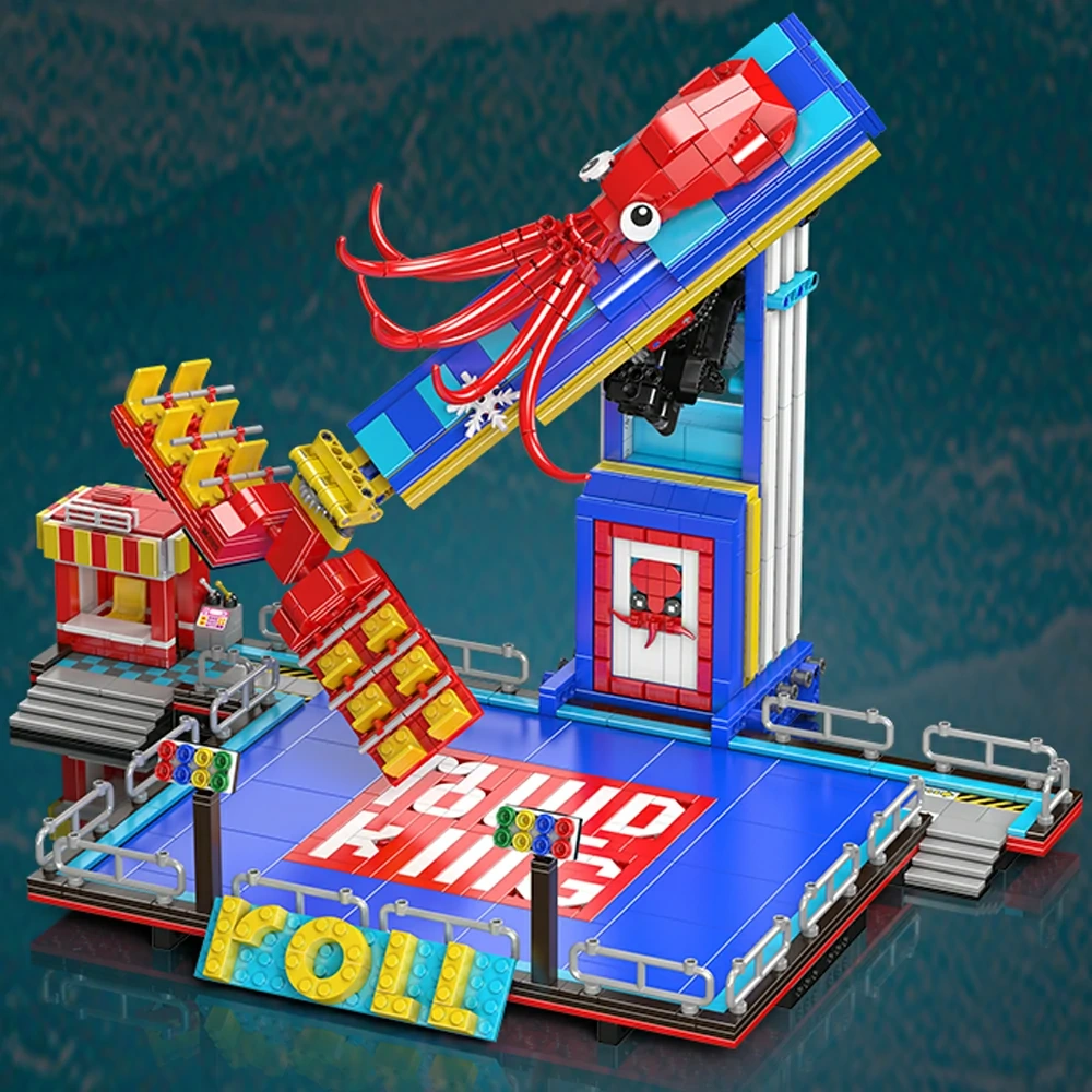 MouldKing 11015 Octopus Spin Ride Creator Expert
