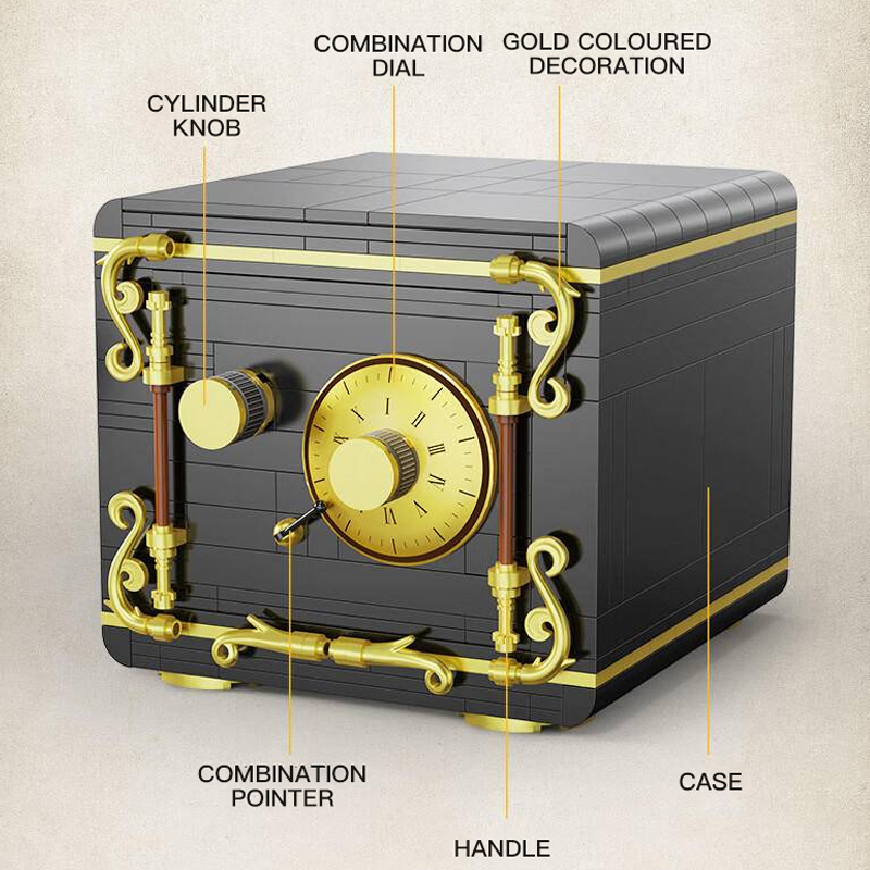 CaDA C71006 Creator Expert Working Combination Safe Buliding Blocks 286pcs Bricks Toys Model Ship From China
