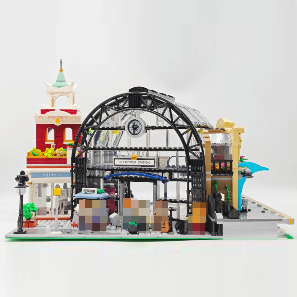 JIESTAR 89154 Creator Expert The Meeting Point Modular Buildings Blocks 2720pcs Bricks Toys From China Delivery.