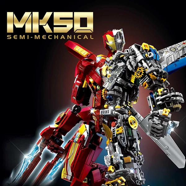 LEGO MOC LY 76106 MK50 Iron Man Super Heroes