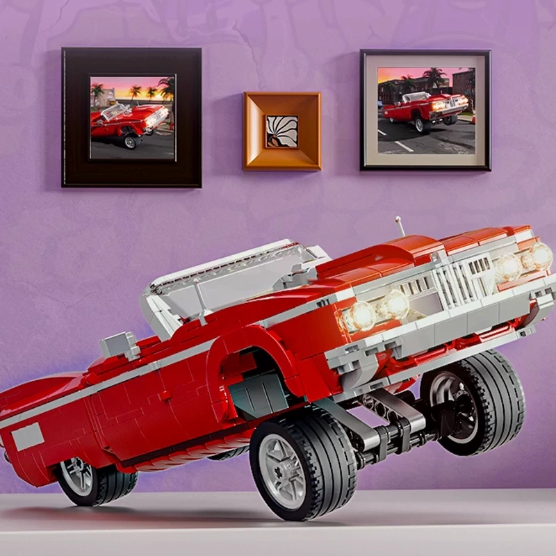 FunWhole L9093 Collectible LowRider - Big Red Technic