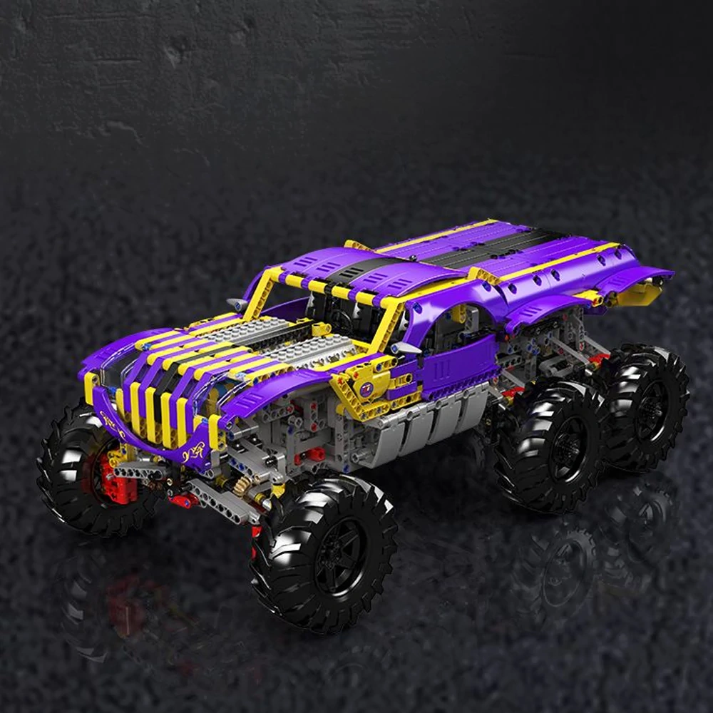 MouldKing 18009 PURPLE GOLD TIGER CLIMBING VEHICLE Technic