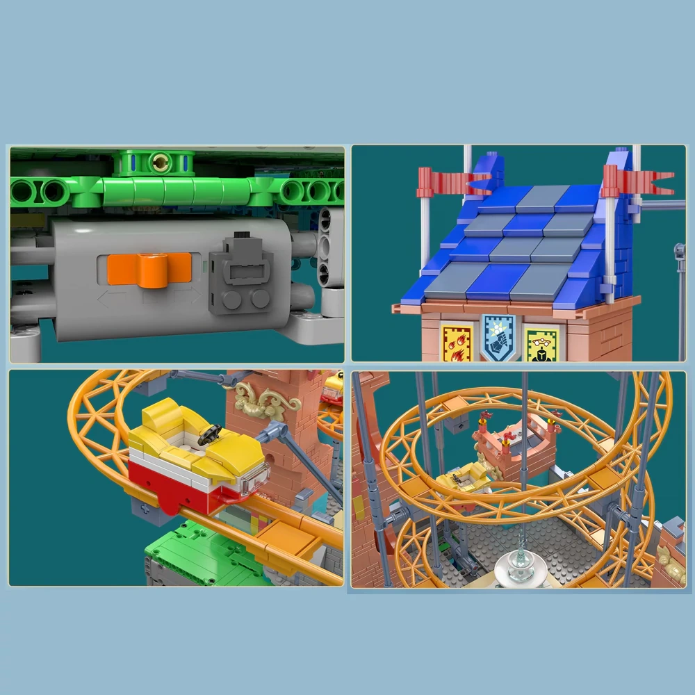 MouldKing 11023 Castle Roller Coaster Creator Expert