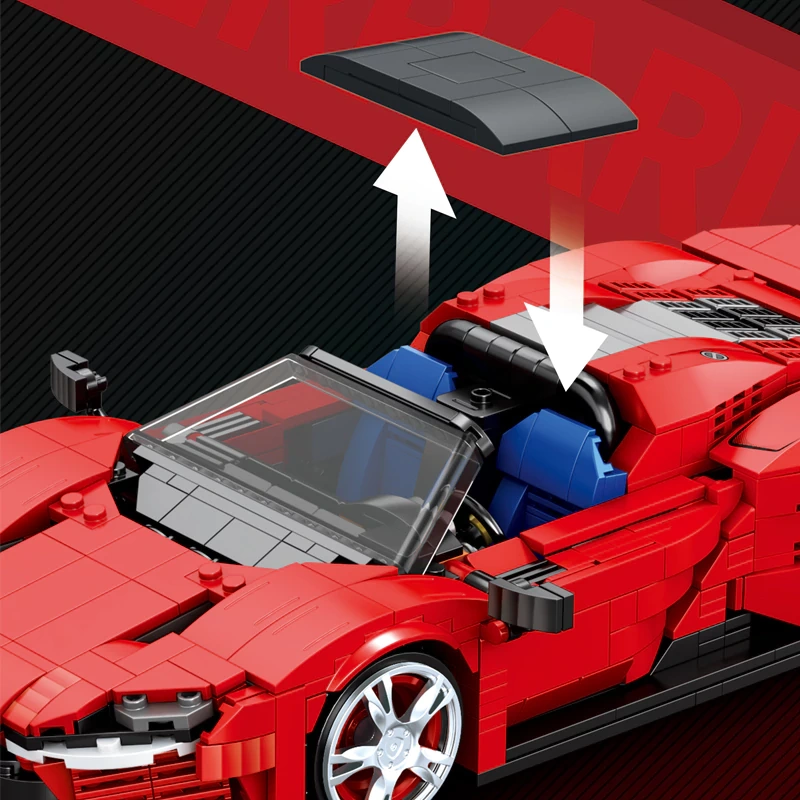 Reobrix 11026 1:16 Ferrari Daytona SP3 Car Technic