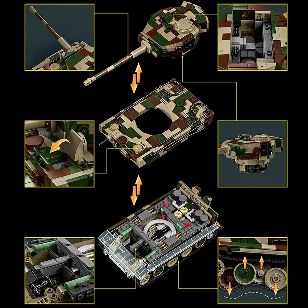 12GO 97013 TIGER TANK 007 Military