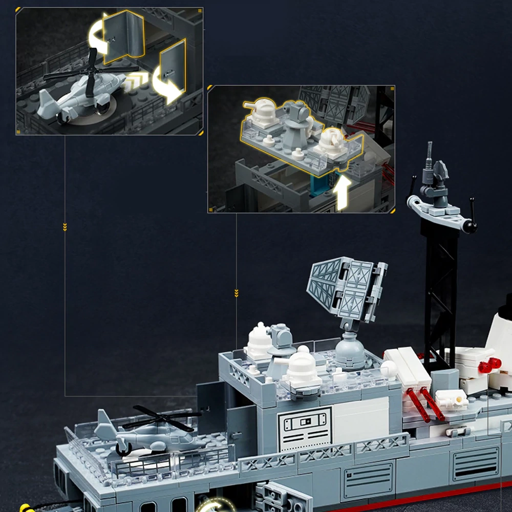 Keeppley 23031 Type 052 Destrdyer Military