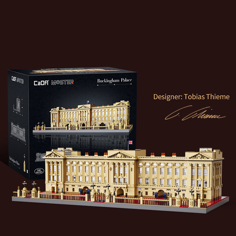CaDa C61501 MOC City Street Series UK BUCKINGHAM PALACE Building Blocks 5604pcs bricks toys from China.