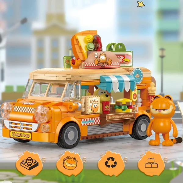 Femibox S44052 Garfield Family Mobile Food Cart Movie
