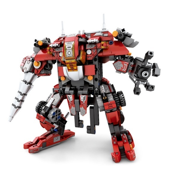 [With Motor] Reobrix 33003 Mecha Dino：Mecha Triceratops Creator 3in1 Creator