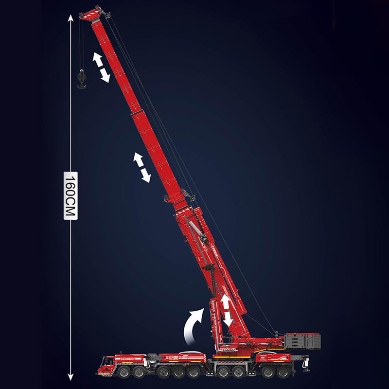 [With Motor] Mould King Liebherr LTM 11200 Remote Controlled Crane Technic