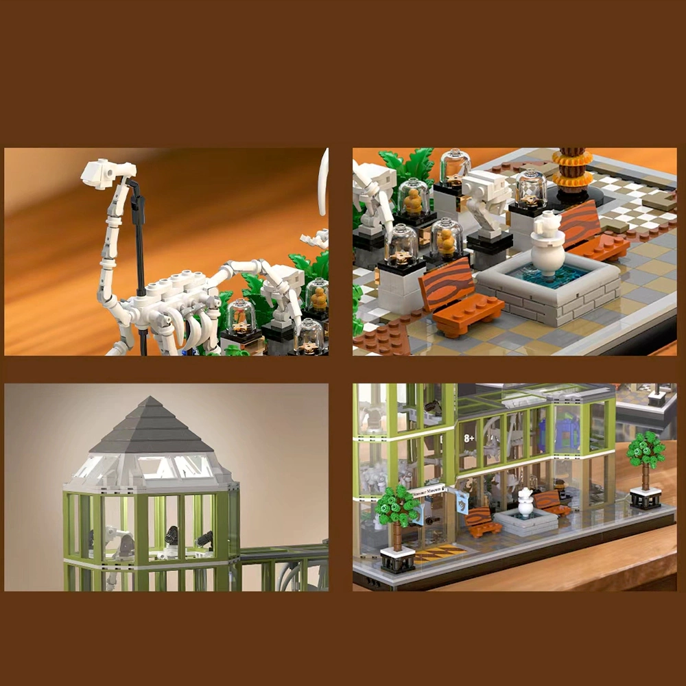 Xbert 66128 Dinosur Museum Dinosur Museum