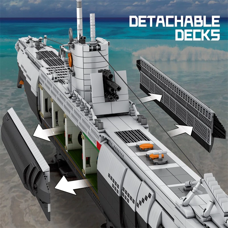 [Pre-sale] Reobrix 33050 NEXT-GENERATION STRATEGIC U-TYPE SUBMARINE Military