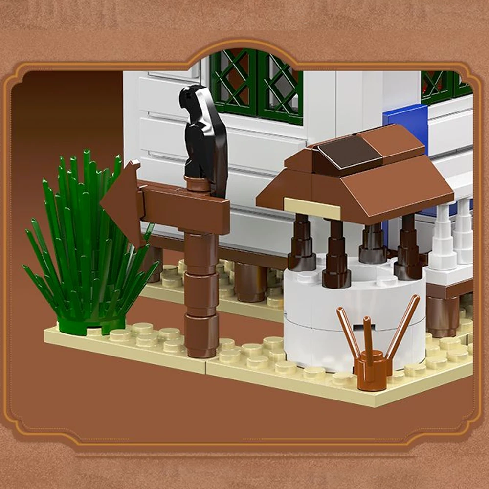 MouldKing 24062 Wild West-Bonk Heist Modular Buildings
