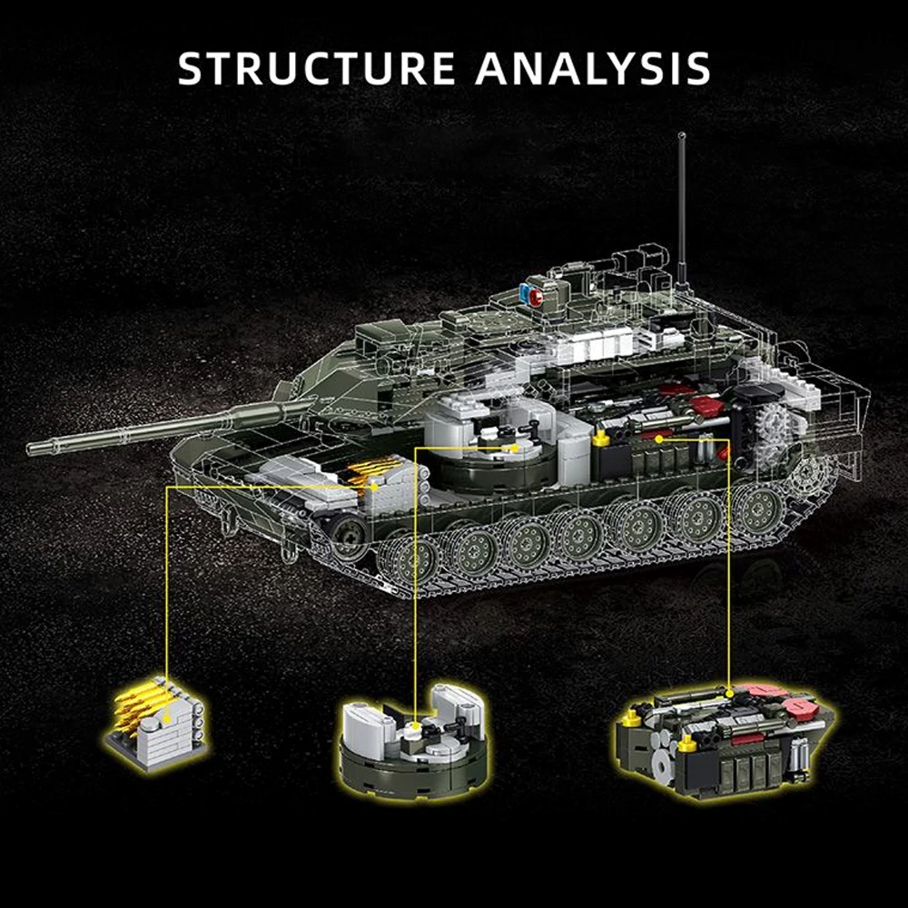 12GO 96012 LEOPARD 2A8 Tank Military