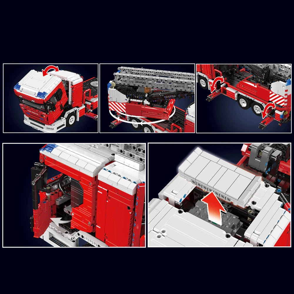 MouldKing 17022S Fire Engine Technic