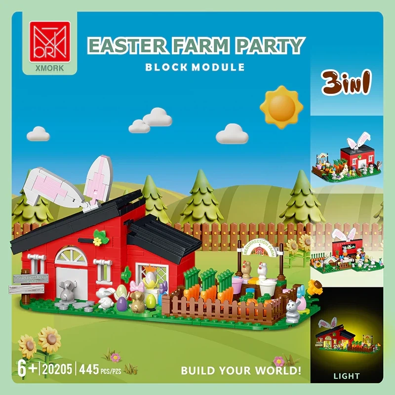 XMORK 20205 EASTER FARM PARTY 3IN1 Creator Expert