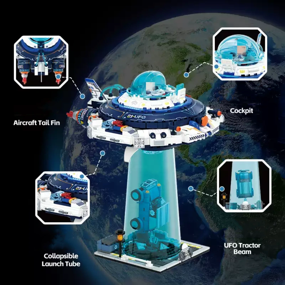 Wekki 506510 STELLAR LOOP PLAN UFO Model Technic