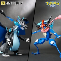 Keeppley Greninja Charizardite X Pokemon Movie